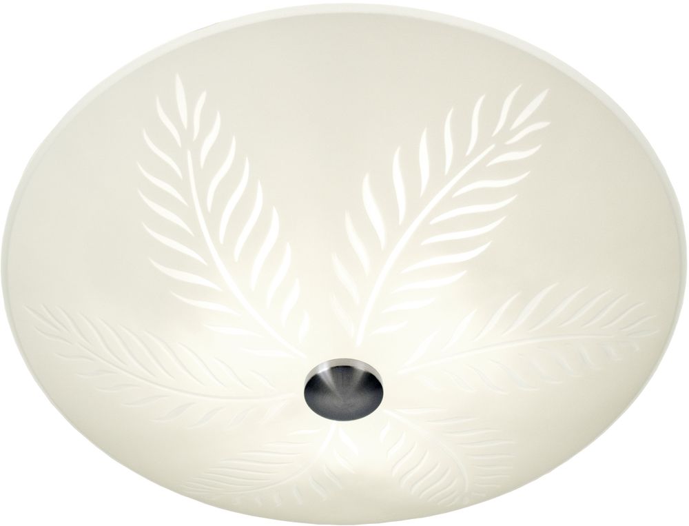 Deckenleuchte aus Palmenblättern - Weiß/Stahl Deckenleuchte aus Palmenblättern - Weiß/Stahl