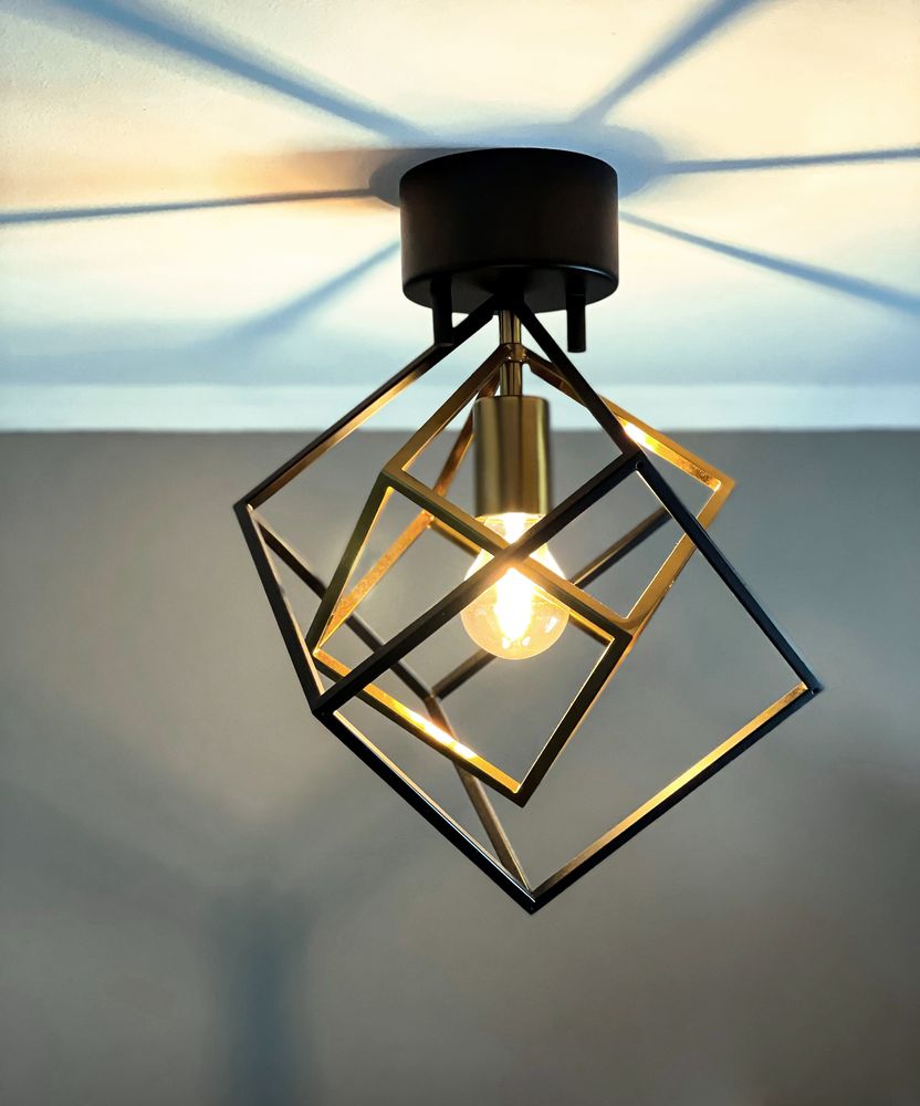 Deckenleuchte Cubes - Schwarz/antik Deckenleuchte Cubes - Schwarz/antik