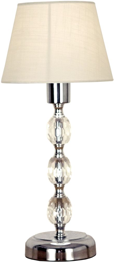 Johanna Tischlampe - Chrom/klar Johanna Tischlampe - Chrom/klar