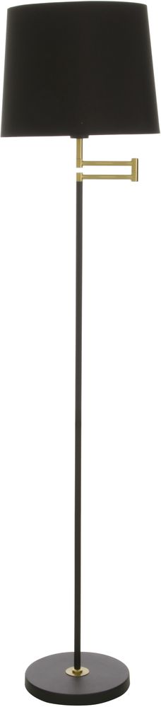 Birka Stehleuchte - Schwarz/Messing matt