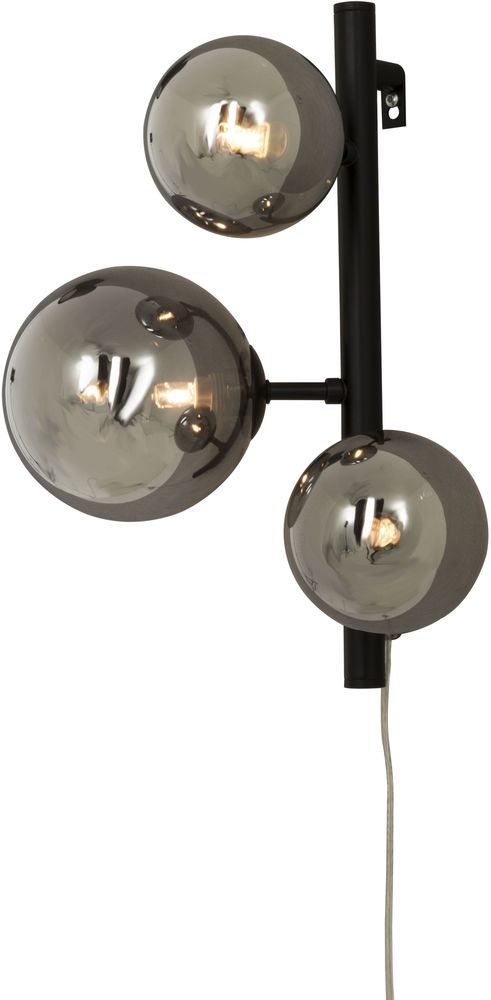 Molekyl-Wanddecke - Schwarz/Rauchgrau Molekyl-Wanddecke - Schwarz/Rauchgrau