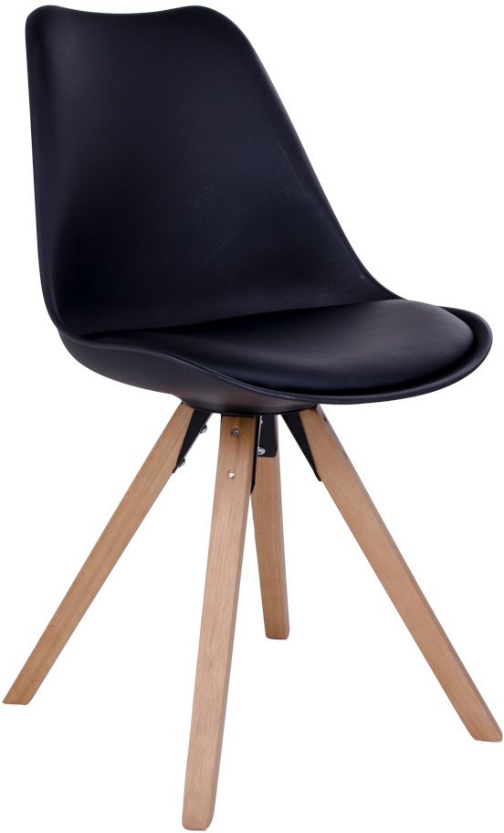 Bergen Esszimmerstuhl - Schwarz/Natur