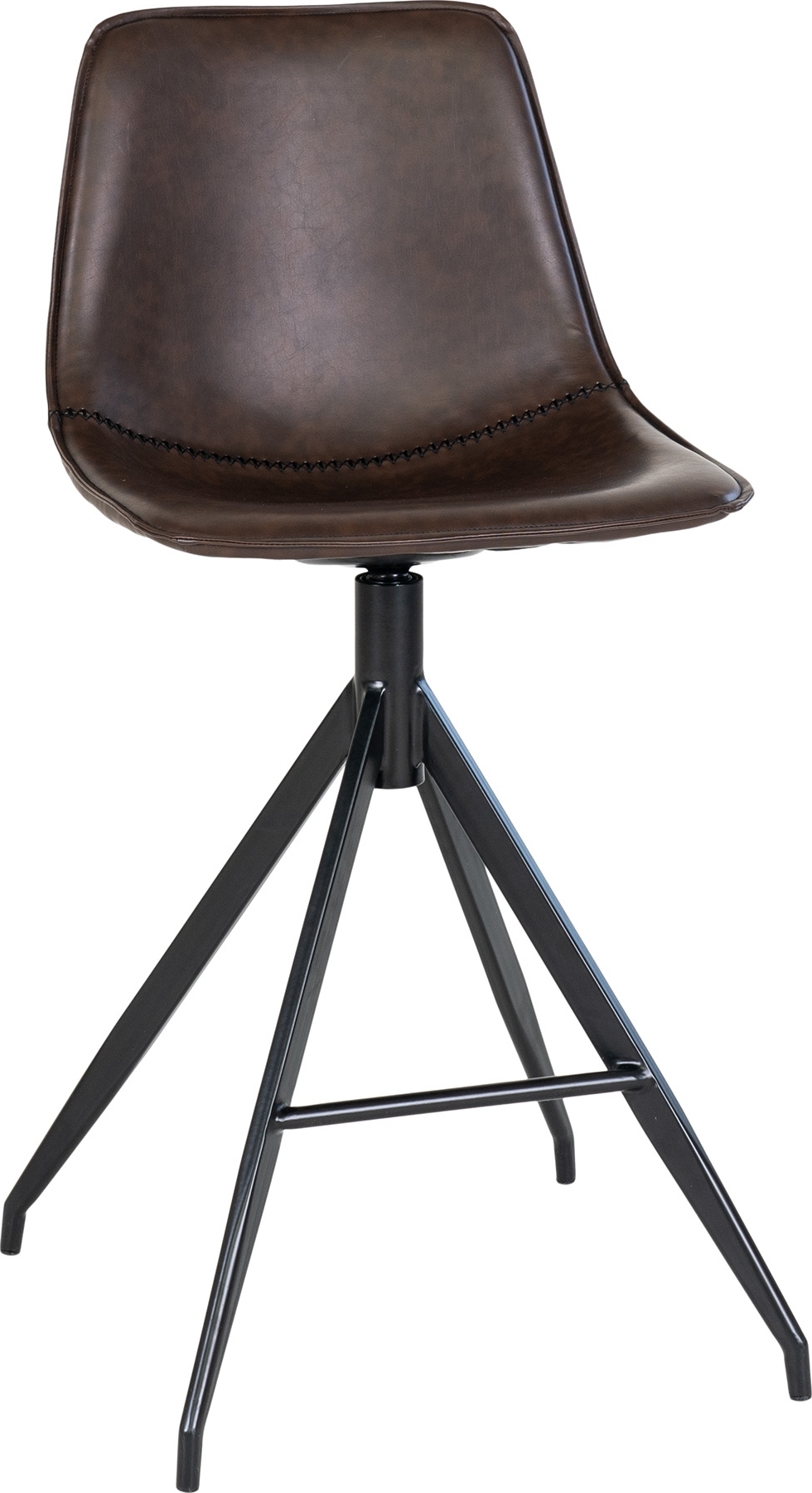 Monaco Barhocker - Braunes PU