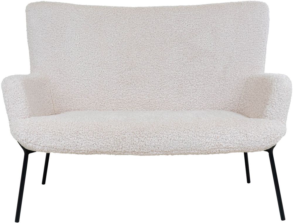 Glasgow 2-Sitzer Sofa - Schaffell (Kunstleder)/schwarz Glasgow 2-Sitzer Sofa - Schaffell (Kunstleder)/schwarz