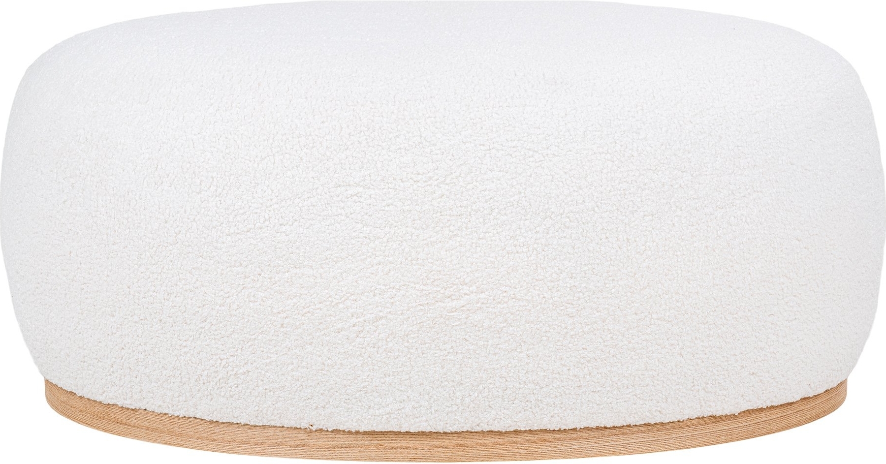 Manhattan Pouf - Grau