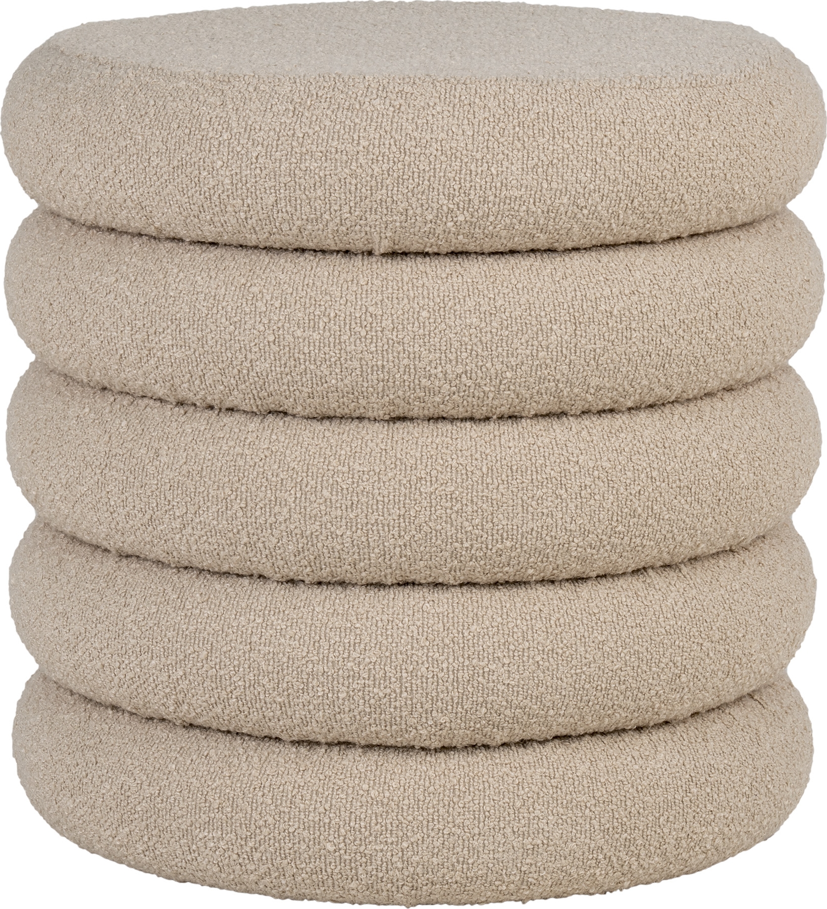 Brooklyn Pouf Beige Boucl�