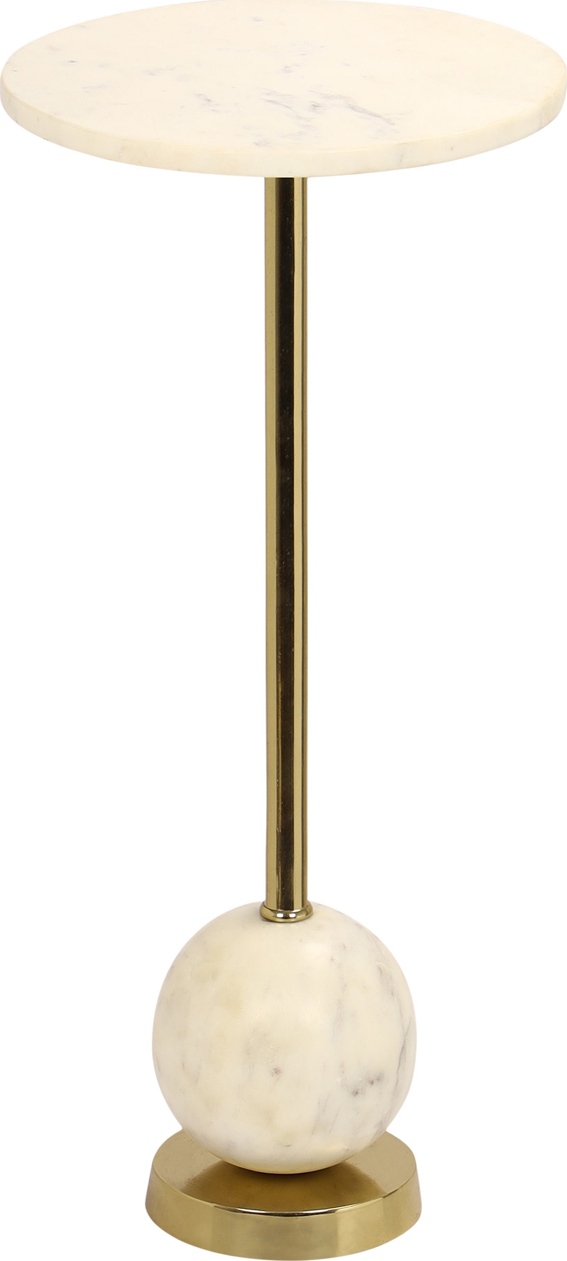 Salo Beistelltisch Messing/Marmor �25 cm