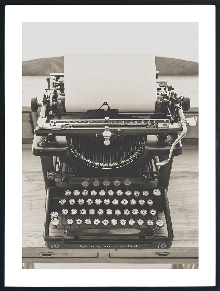 Posterworld - Motivschreibmaschine - 70 x 100 cm