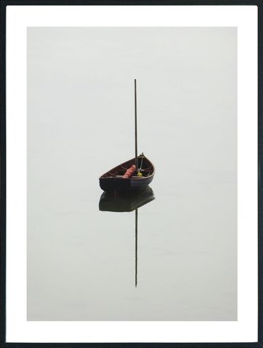 Posterworld - Motiv Einsames Boot - 50x70 cm