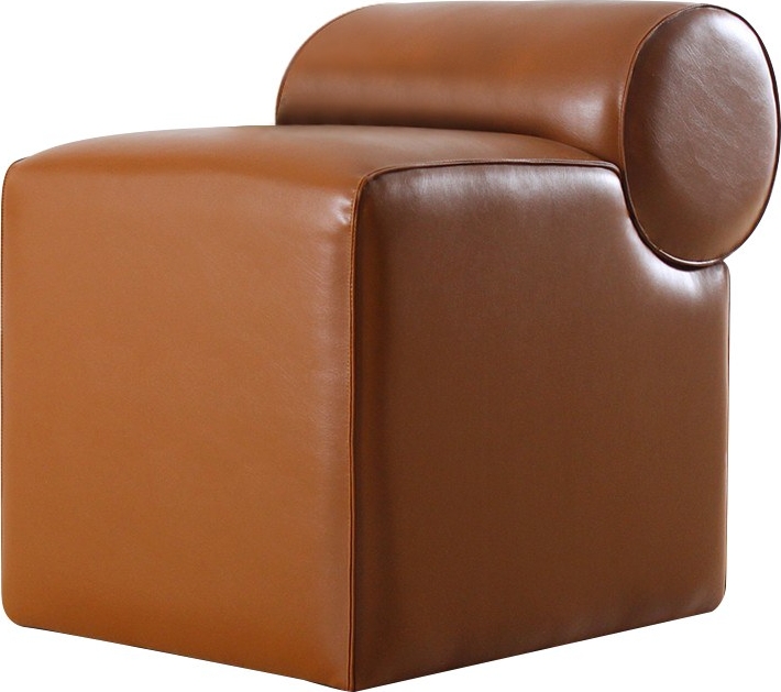 Rohin-Hocker - Braunes Kunstleder