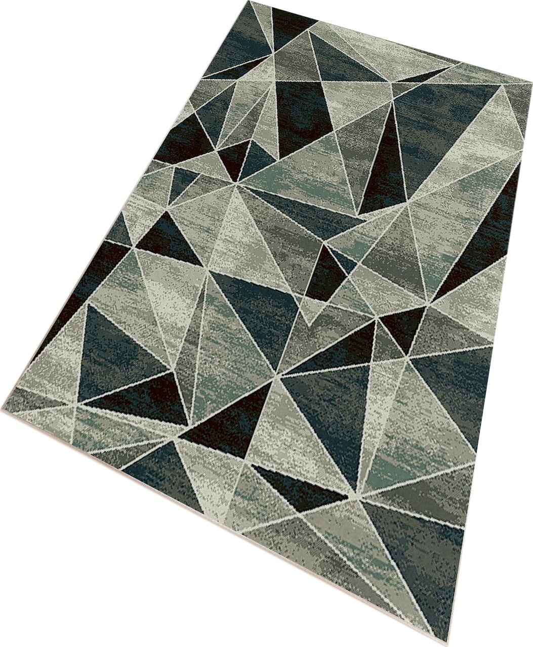 Tesson-Teppich Grau - 60 x 100 cm