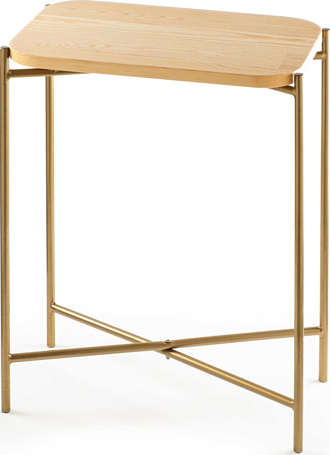 Vela 3 Beistelltische - Gold/Beige