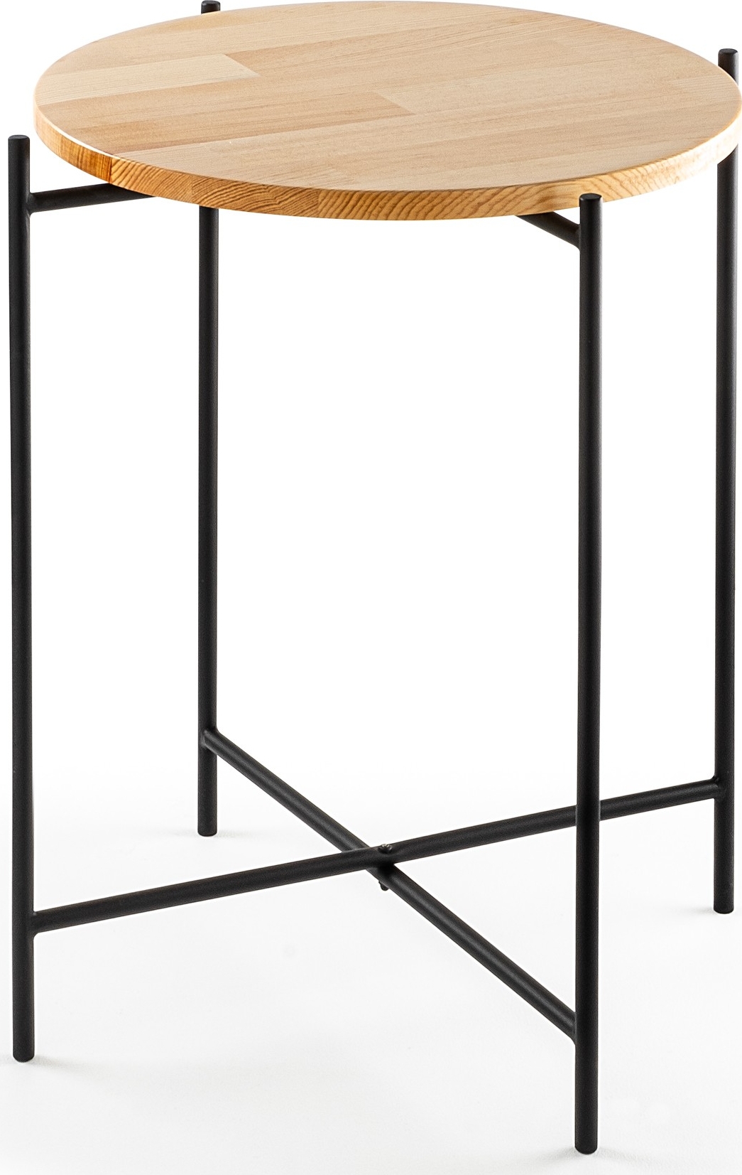 Vela 4 Beistelltische - Schwarz/Beige