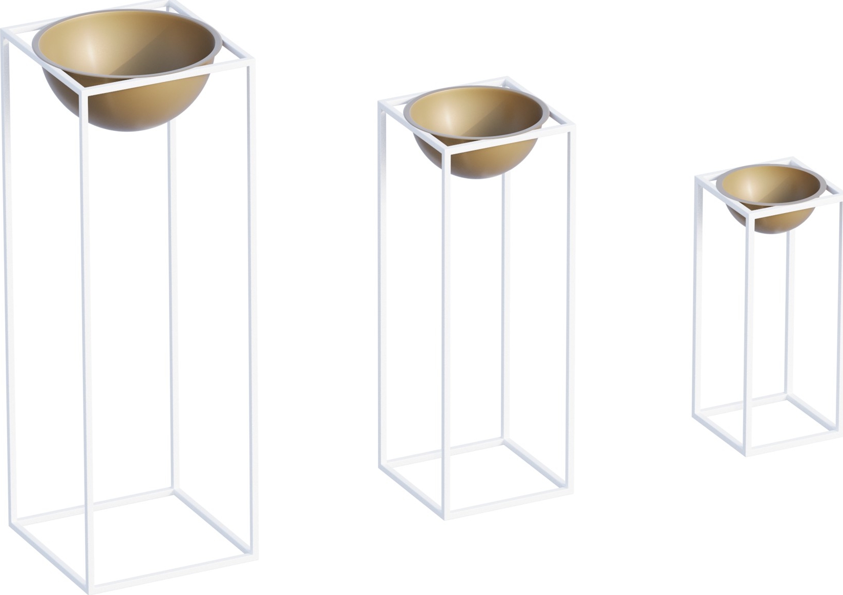 Plato 19 Topf - Wei�/Gold