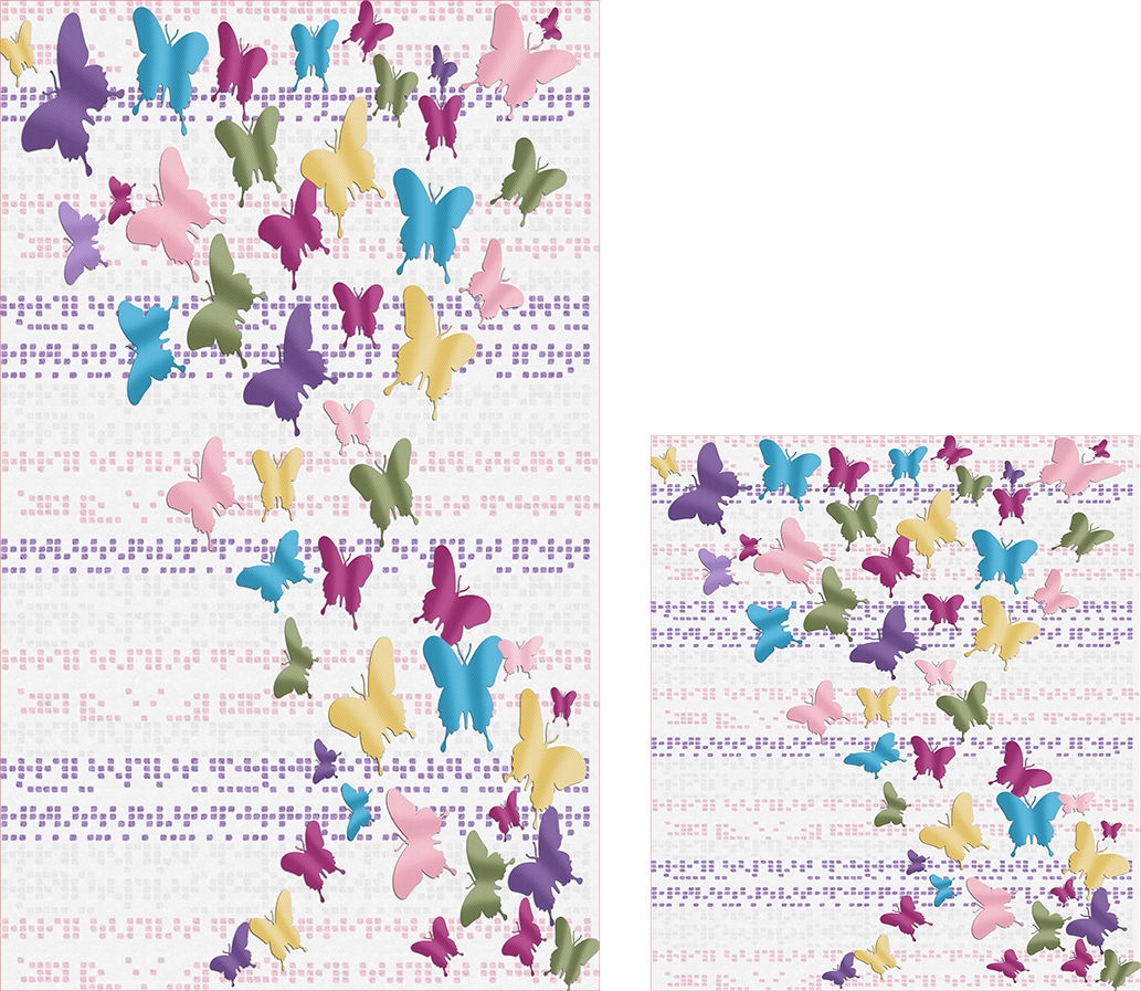 Schmetterlinge Badezimmermatte Schmetterlinge Badezimmermatte