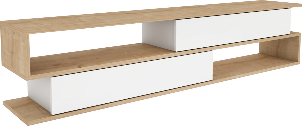 Cortez Medienbank - Eiche/wei�