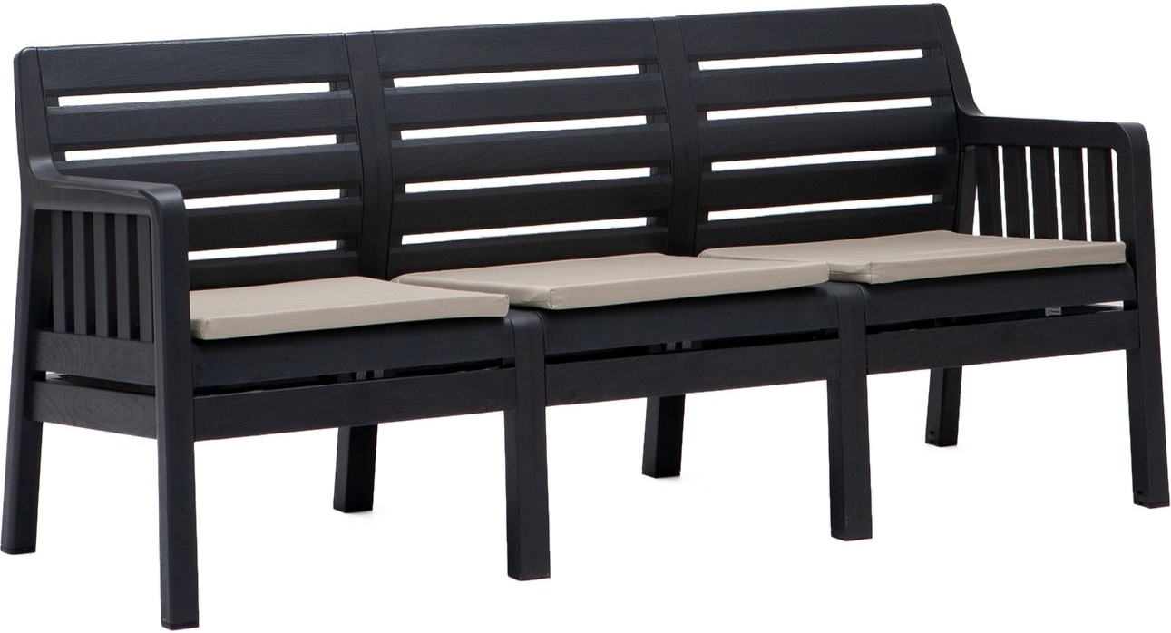 Lara 3-Sitzer-Sofa - Anthrazit