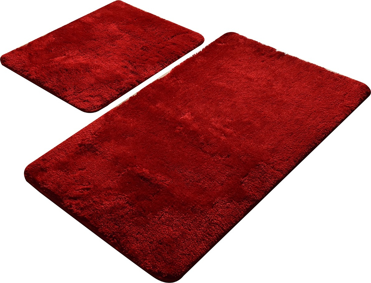 Unoco Badezimmermatte - Rot
