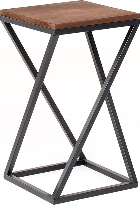 Ajax Beistelltisch 35 x 35 cm - Braun/Schwarz Ajax Beistelltisch 35 x 35 cm - Braun/Schwarz