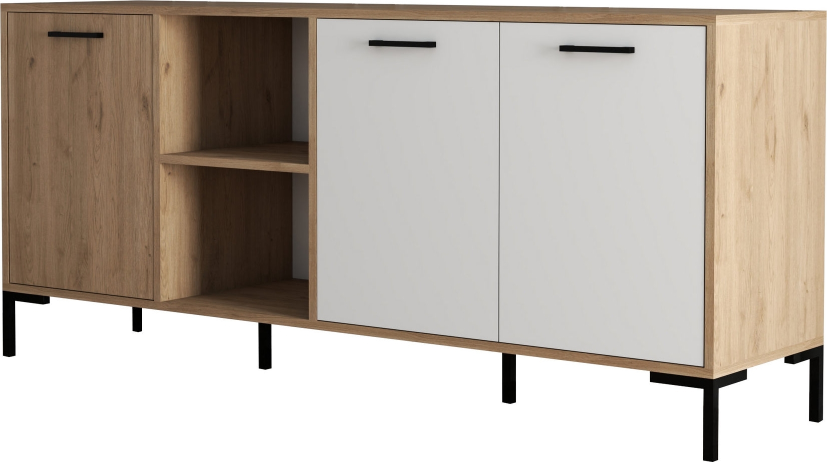 Aurora Sideboard - Eiche/wei�