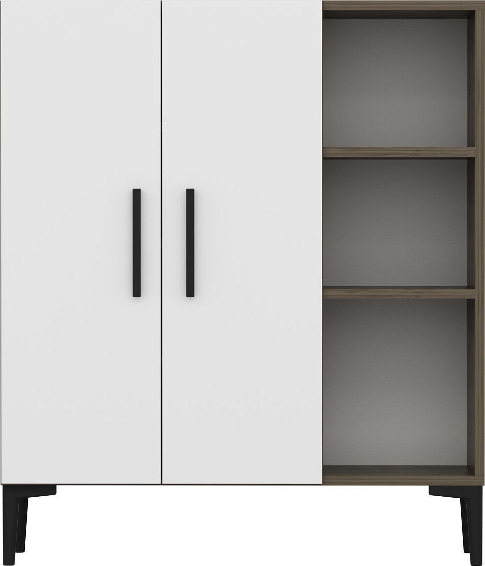 Viva Schrank - Nussbaum/wei�