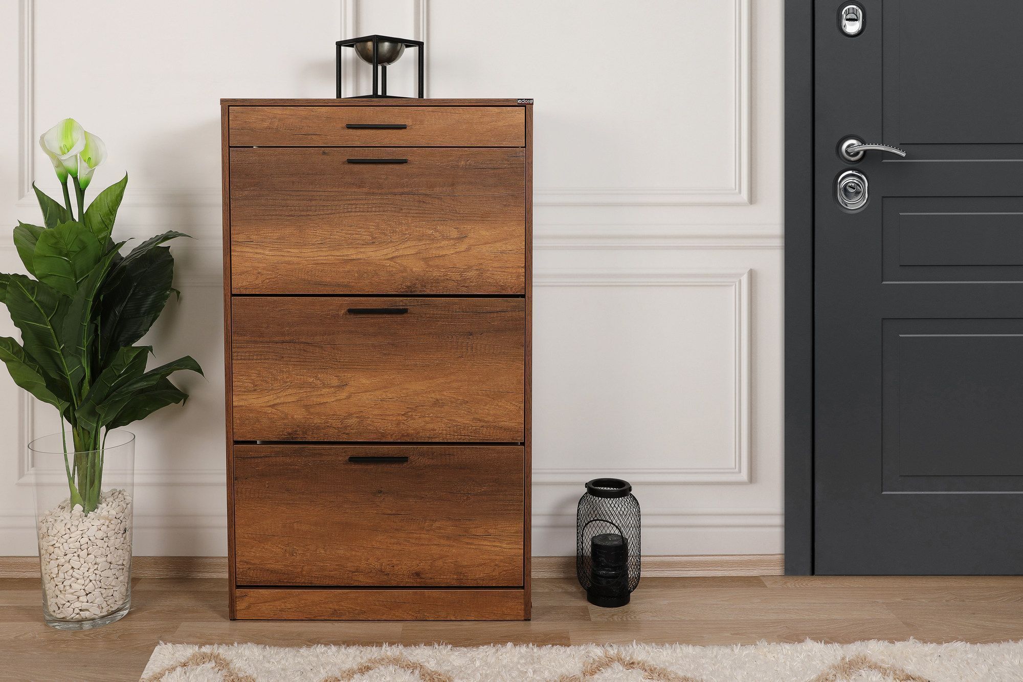 Shock Schuhschrank - Nussbaum