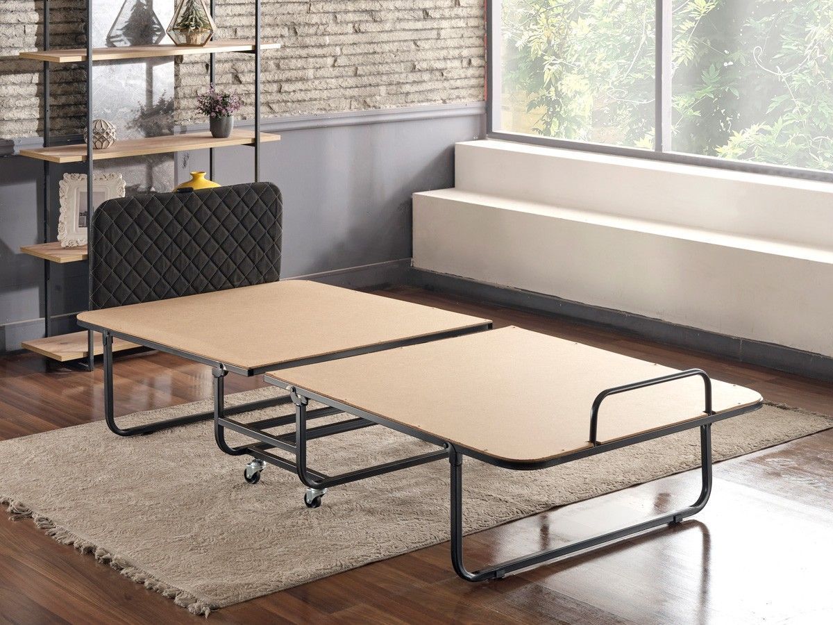 Katalanisches Klappbett - Wei�/Schwarz