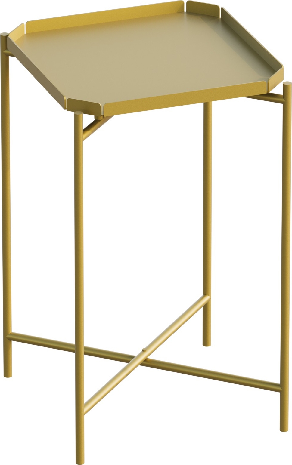 Vela Couchtisch 46 x 46 cm - Gold