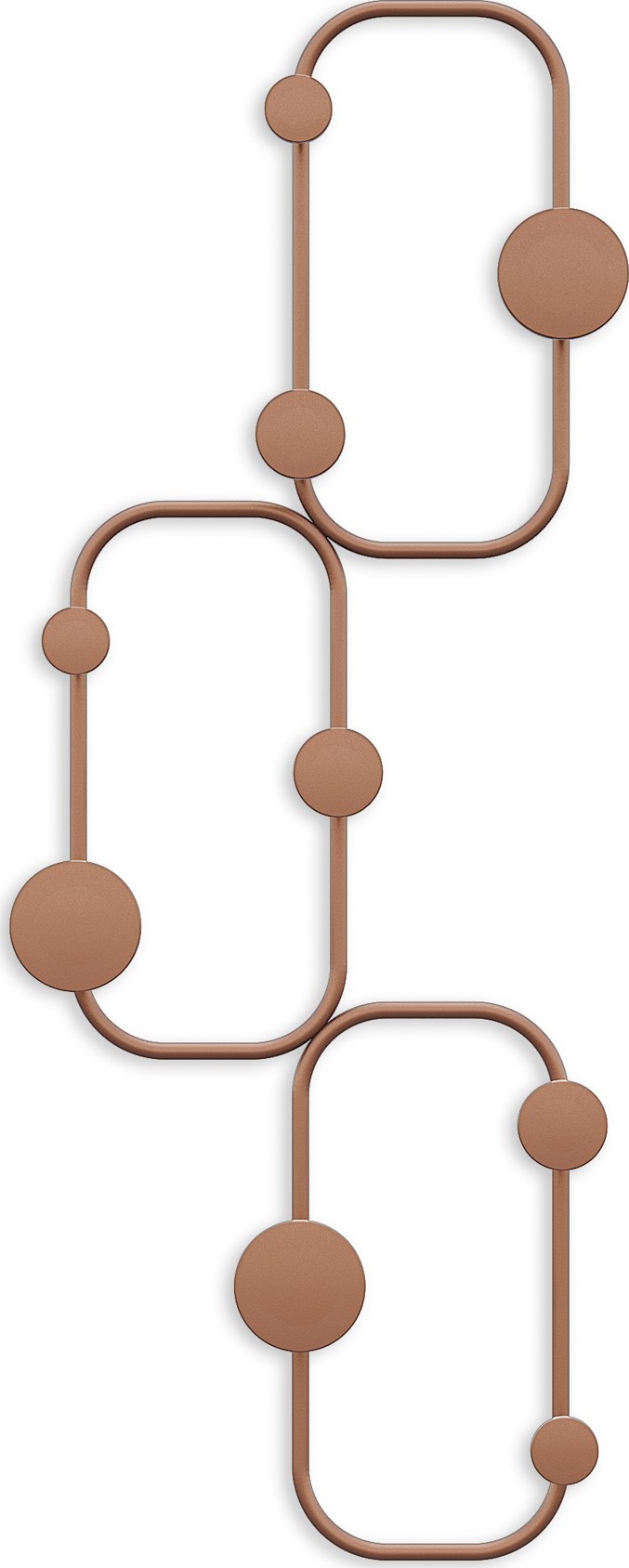 Lizzard Kleiderbügel - Kupfer Lizzard Kleiderbügel - Kupfer