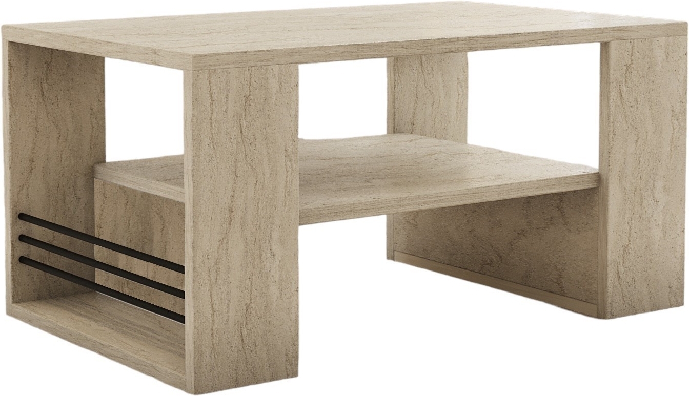 Iris Couchtisch - Travertin