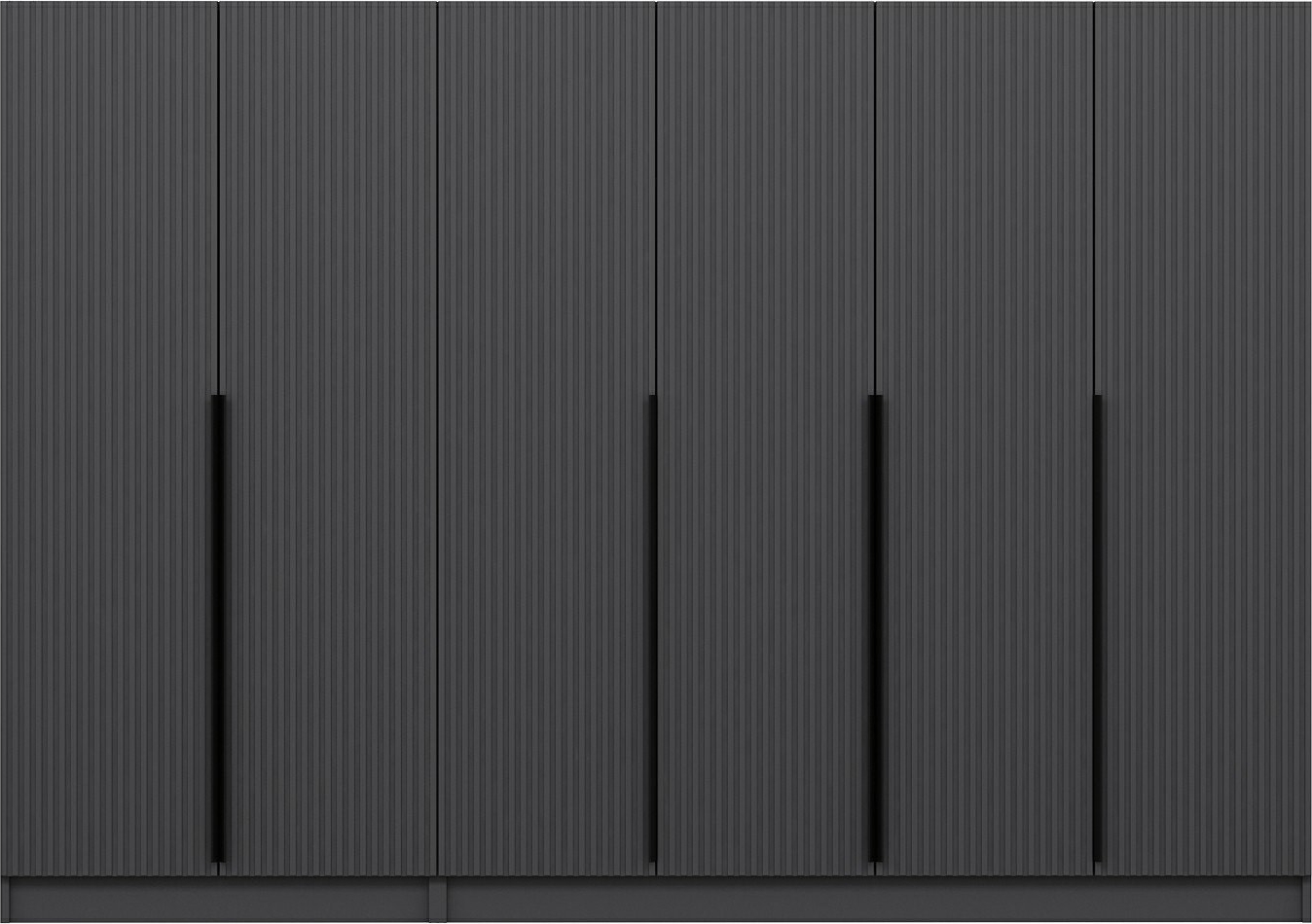 Cikani Kleiderschrank 270x52x210 cm, Variante A - Anthrazit