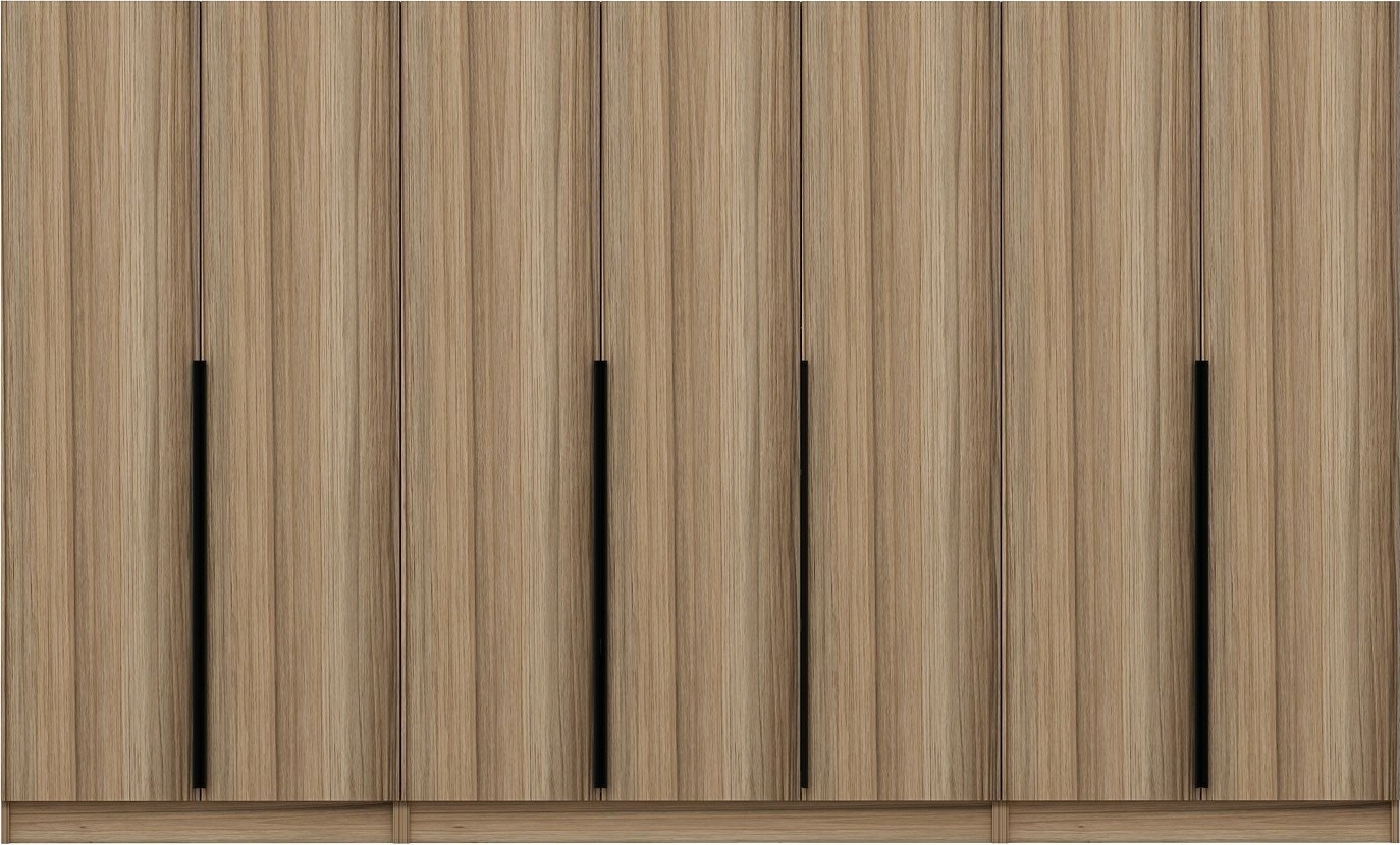 Cikani Kleiderschrank 315x52x210 cm - Eiche