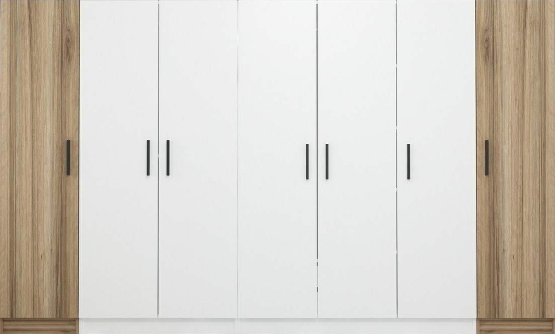 Rizada Kleiderschrank - Walnuss