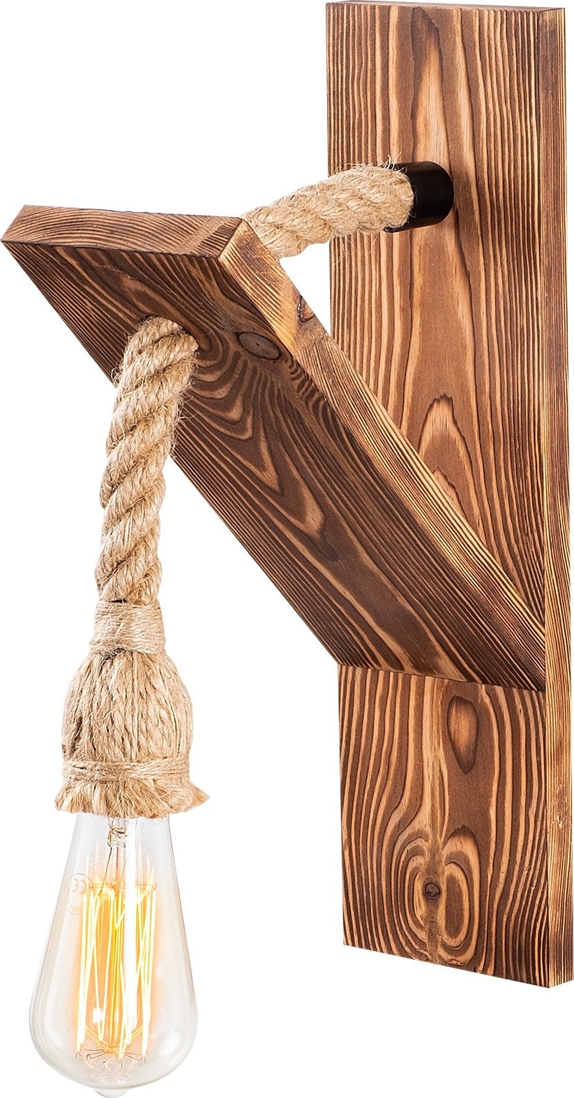 Erebos Wandleuchte 1 - Holz