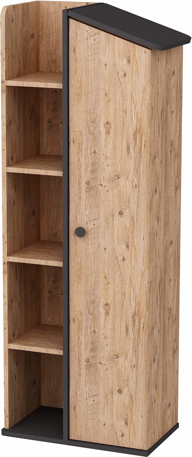 Valerin Bücherregal - Kiefer/Anthrazit Valerin Bücherregal - Kiefer/Anthrazit