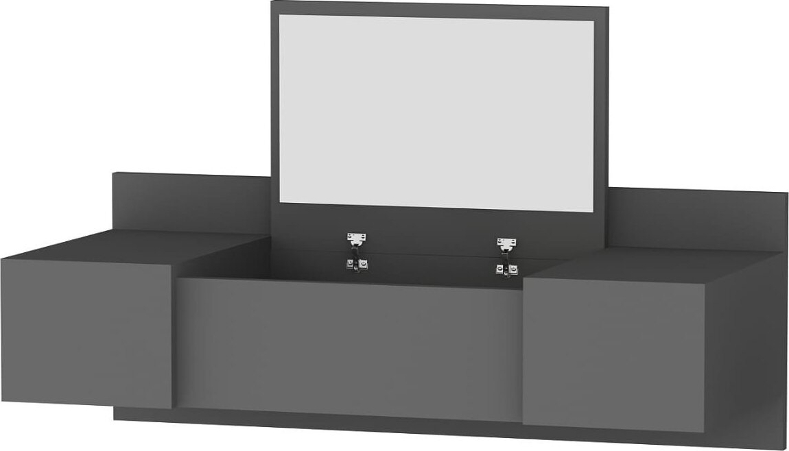 Zakkum Schminktisch 100 x 39 cm - Anthrazit