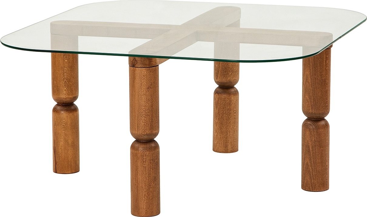 Kei Couchtisch 80 x 80 cm - Walnuss