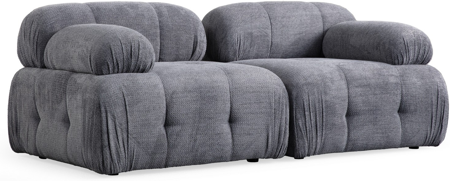 Petite 2-Sitzer-Sofa - Grau