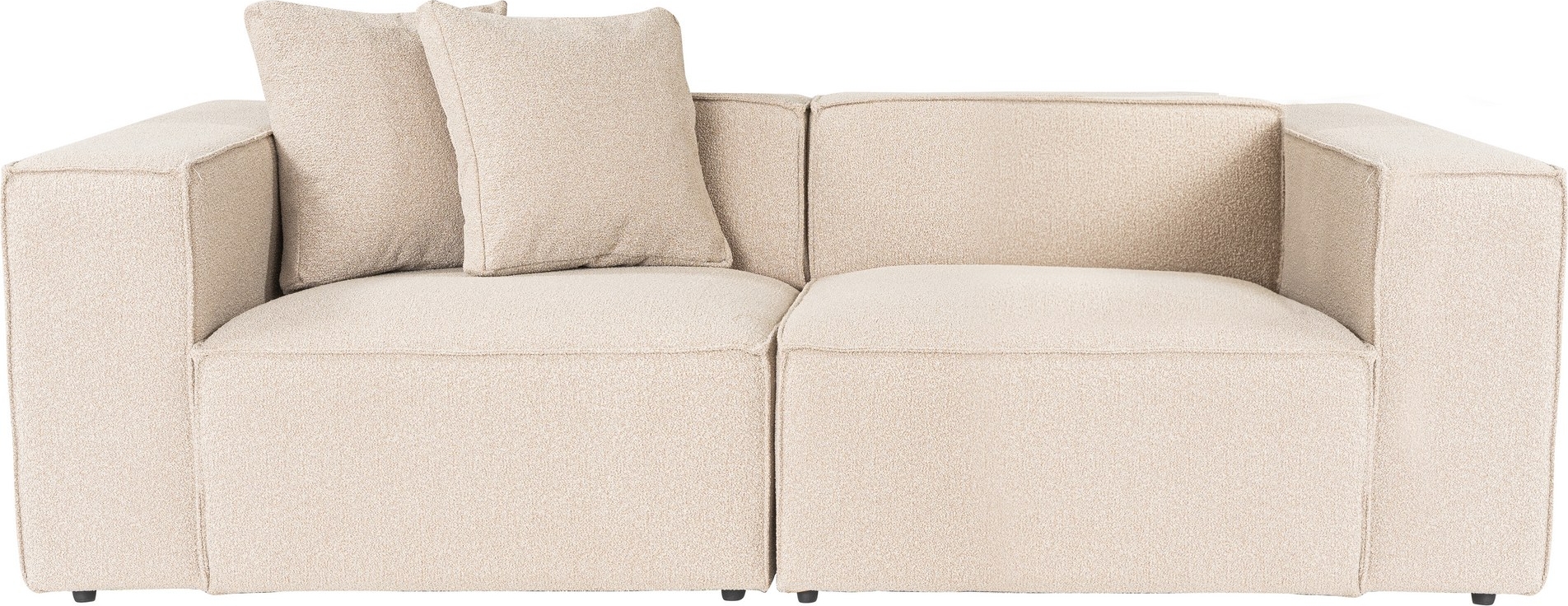 Lora 2-Sitzer-Sofa - Pfirsich