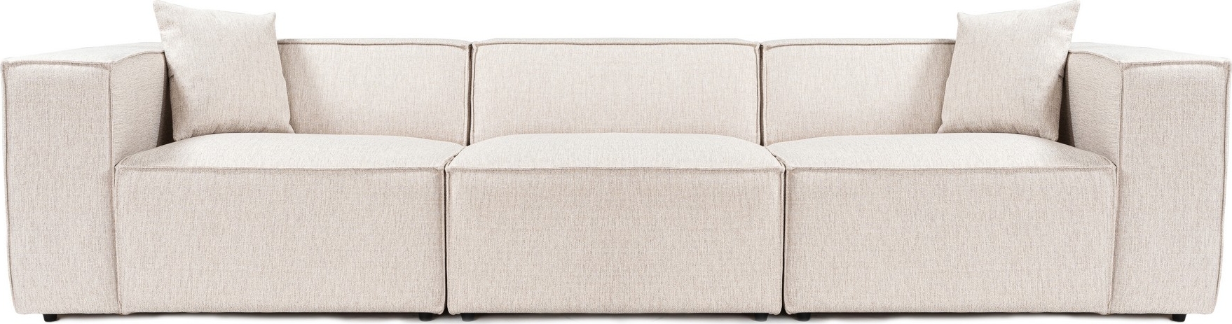 Lora 3-Sitzer-Sofa - Hellbraun