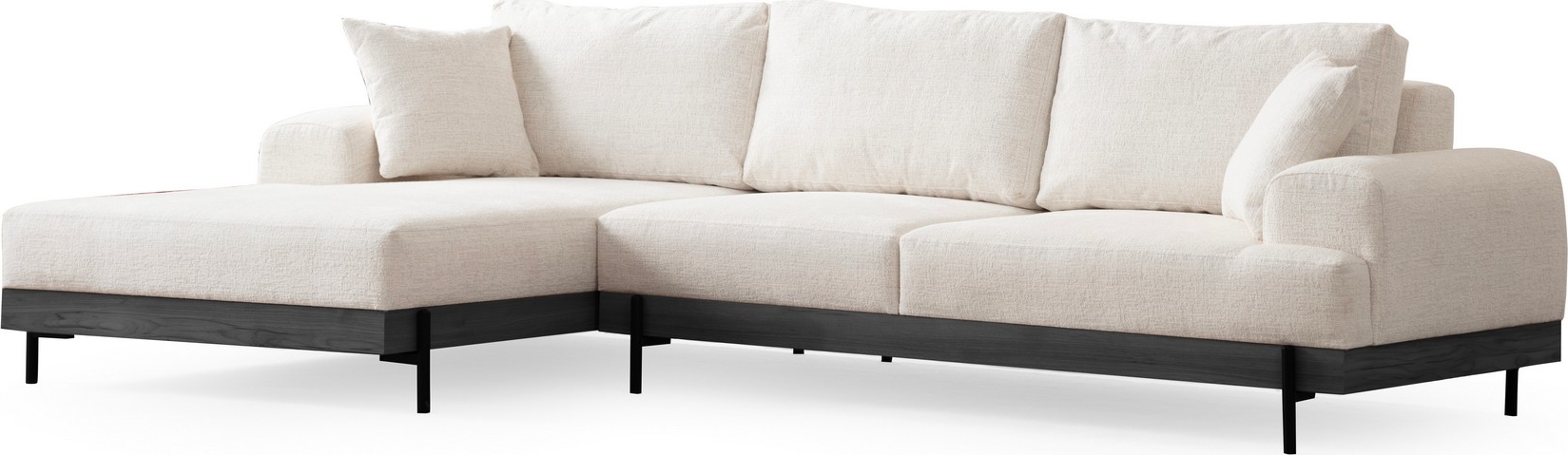 Eti Diwansofa links - Wei�/Schwarz