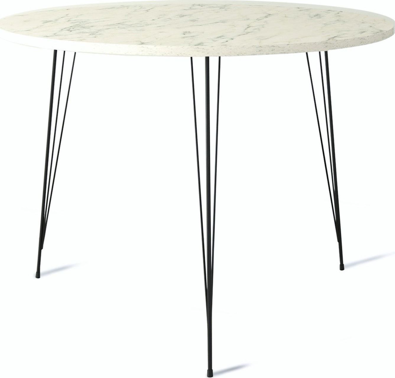 Sandalf Esstisch 90 cm - Weißer Marmor Sandalf Esstisch 90 cm - Weißer Marmor