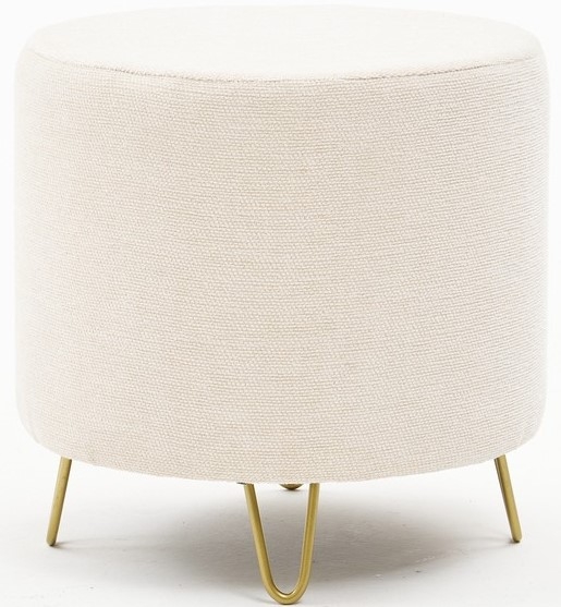Asmara-Hocker - Creme/Gold