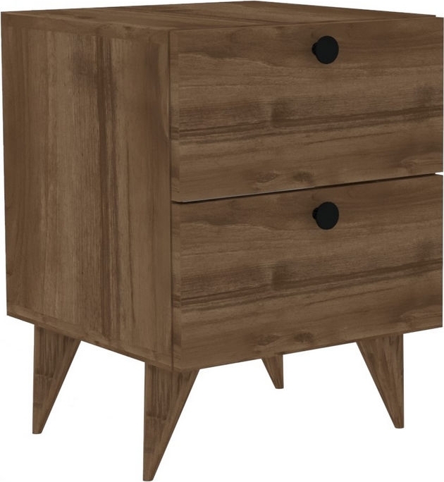 Kanda Nachttisch - Nussbaum