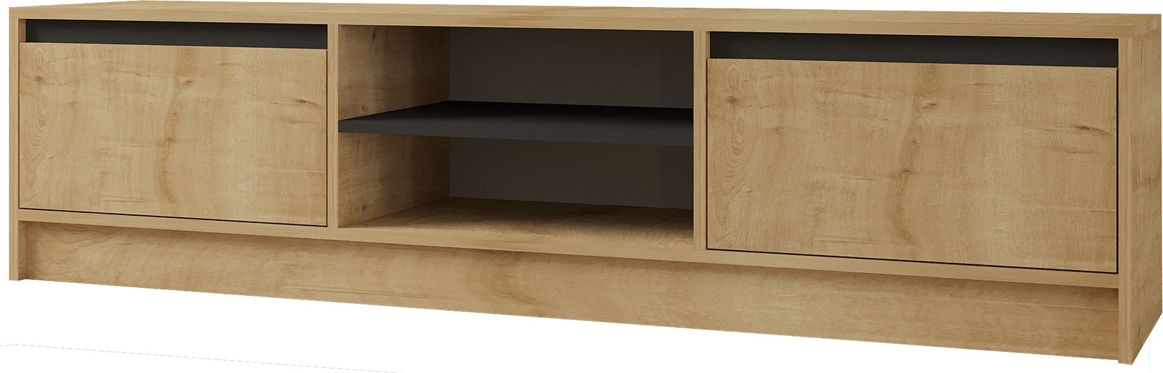 Pelen Medienbank - Saphireiche/Anthrazit Pelen Medienbank - Saphireiche/Anthrazit