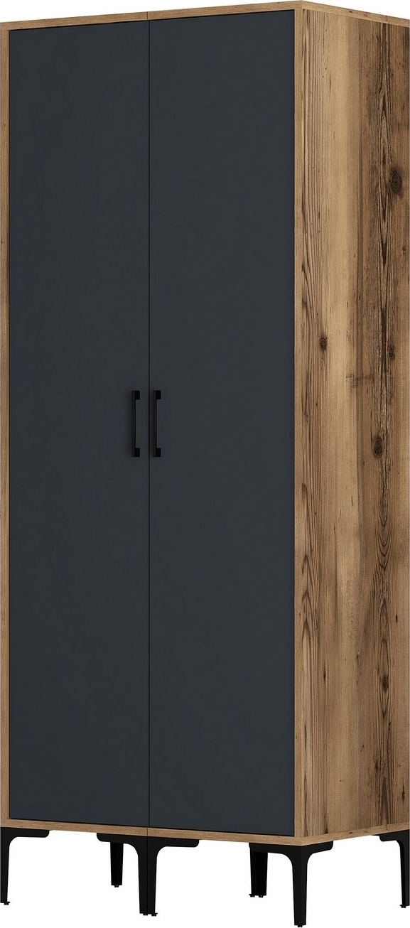 Kumsal Kleiderschrank 6 Walnuss/Anthrazit Kumsal Kleiderschrank 6 Walnuss/Anthrazit