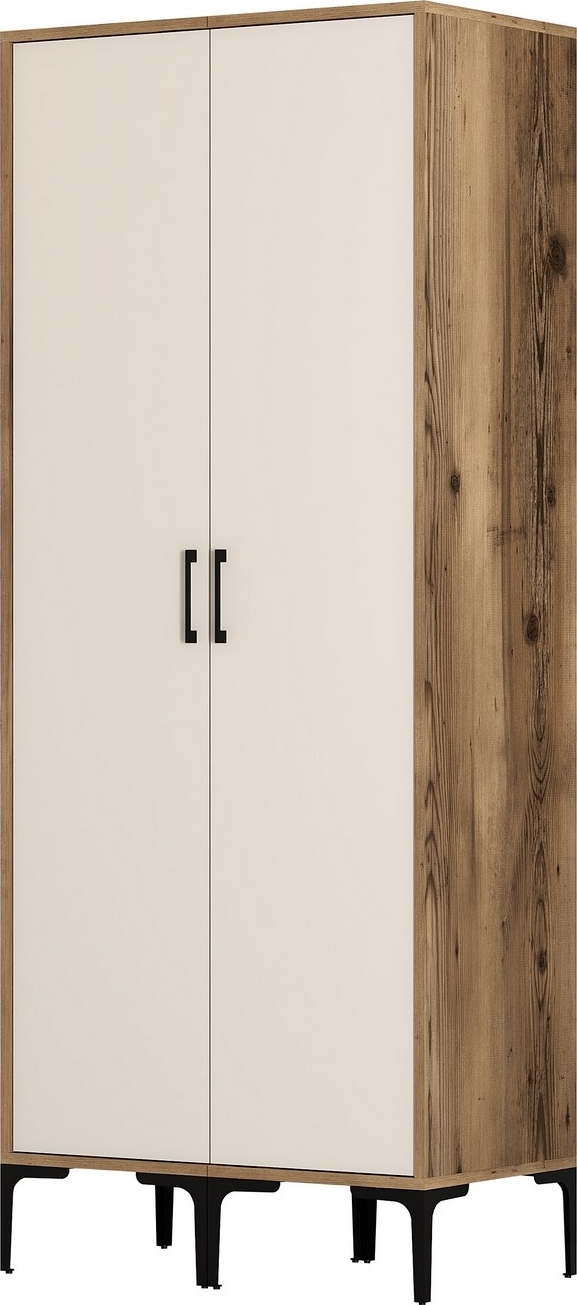 Kumsal Kleiderschrank 6 Walnuss/Creme Kumsal Kleiderschrank 6 Walnuss/Creme