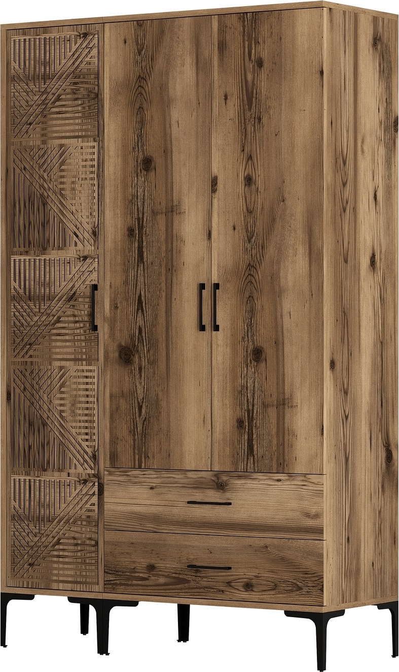 Kumsal Kleiderschrank 7 Walnuss Kumsal Kleiderschrank 7 Walnuss