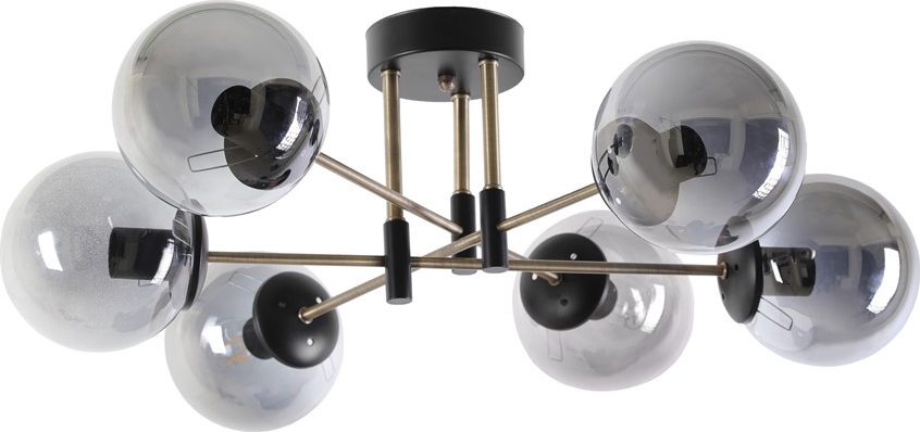 Dolunay Deckenleuchte 6 - Schwarz