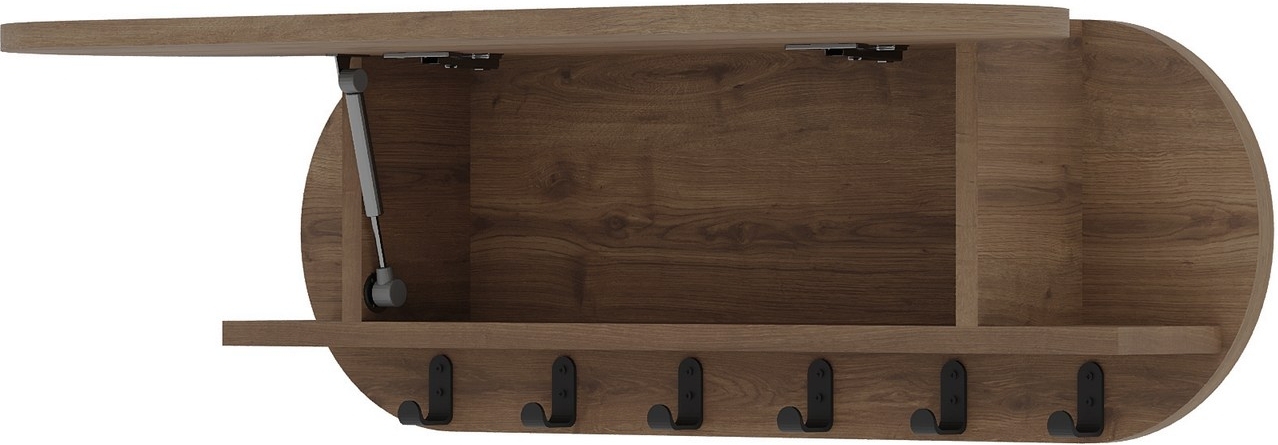 Chrom-Kleiderb�gel - Braun